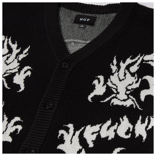 Huf Ανδρική ζακέτα Twin Dragon Cardigan